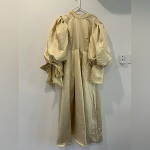 Sister Jane Cream Puff Sleeve Dress